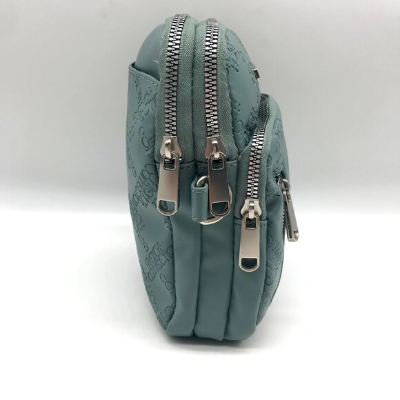 French Connection Light Blue Multi Pocket Crossbody Bag - Picture 3 of 10